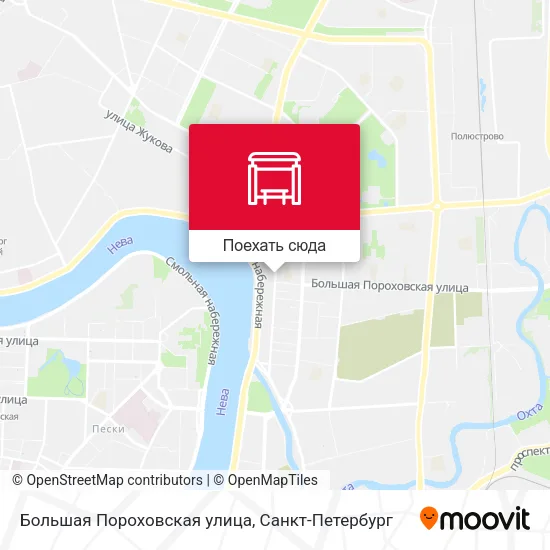 Карта Большая Пороховская улица
