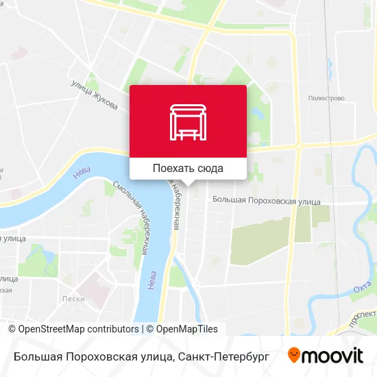 Карта Большая Пороховская улица