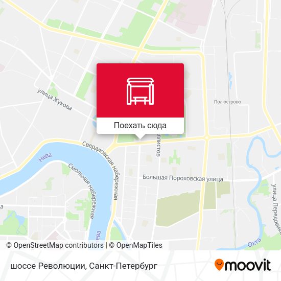 Карта шоссе Революции