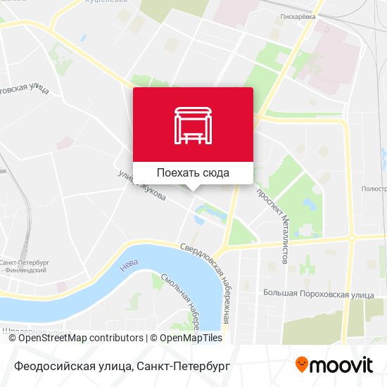 Карта Феодосийская улица