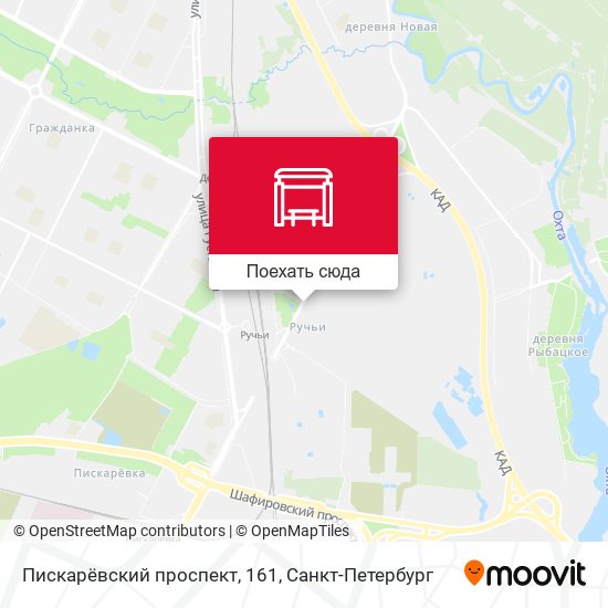 Карта Пискарёвский проспект, 161