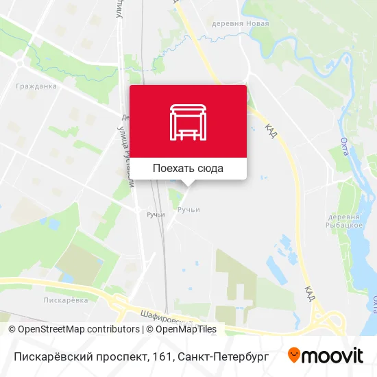 Карта Пискарёвский проспект, 161