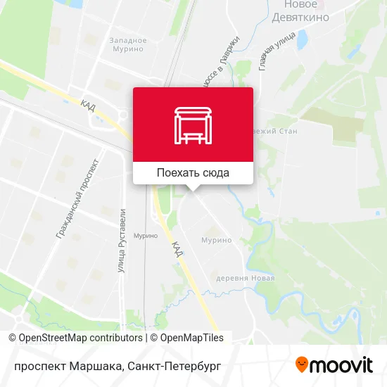 Карта проспект Маршака