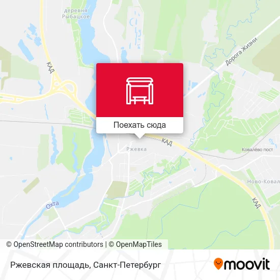 Карта Ржевская площадь