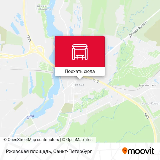 Карта Ржевская площадь