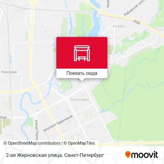 Карта 2-ая Жерновская улица