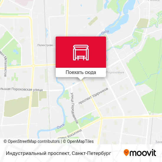 Карта Индустриальный проспект