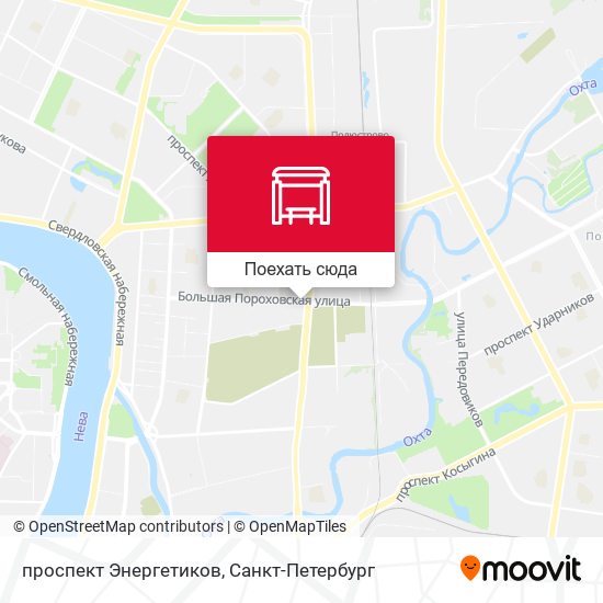 Карта проспект Энергетиков