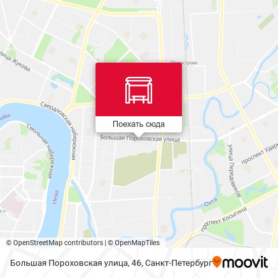 Карта Большая Пороховская улица, 46