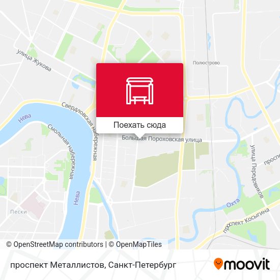 Карта проспект Металлистов