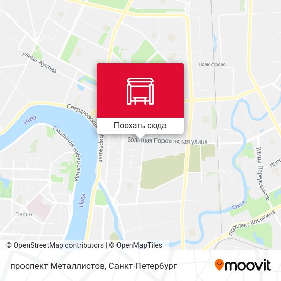Карта проспект Металлистов