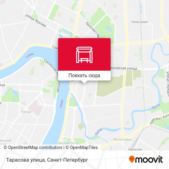 Карта Тарасова улица
