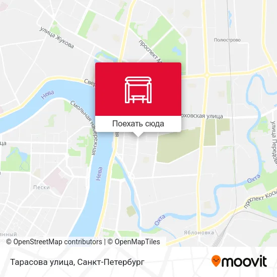 Карта Тарасова улица
