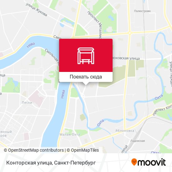 Карта Конторская улица