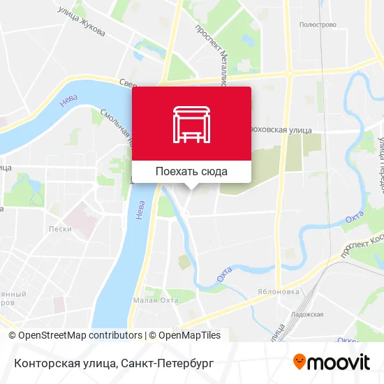 Карта Конторская улица