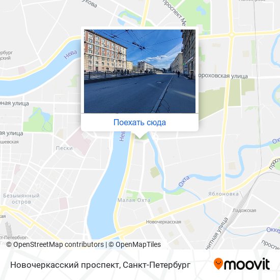 Карта Новочеркасский проспект