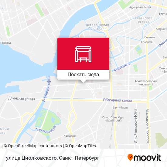Карта улица Циолковского
