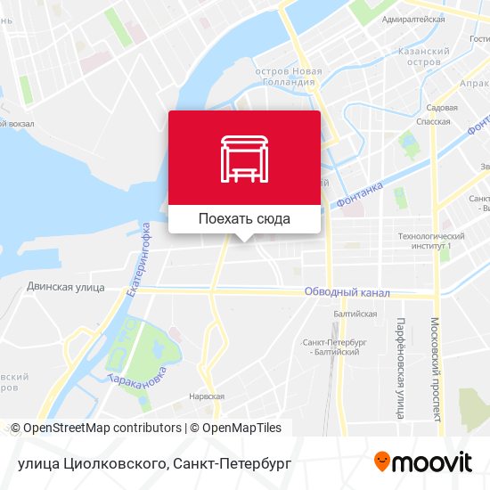 Карта улица Циолковского