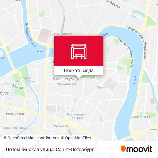 Карта Потёмкинская улица