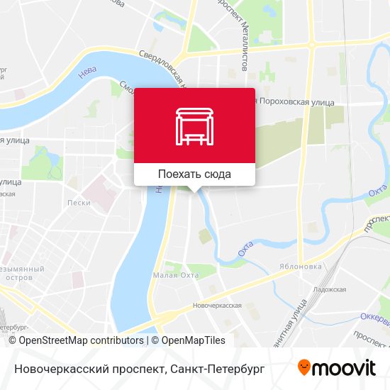 Карта Новочеркасский проспект