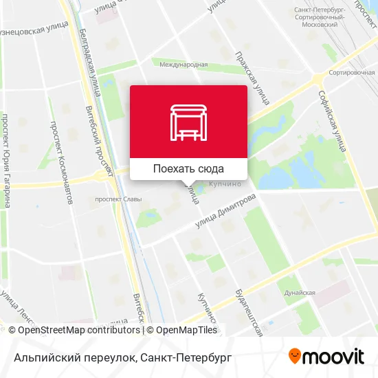 Карта Альпийский переулок