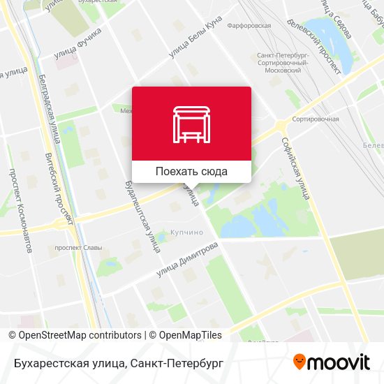 Карта Бухарестская улица
