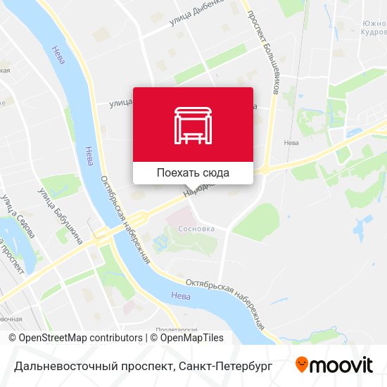 Карта Дальневосточный проспект