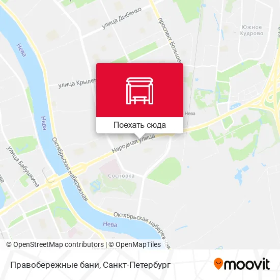 Карта Правобережные бани