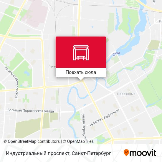 Карта Индустриальный проспект