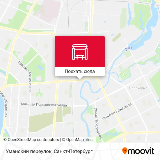 Карта Уманский переулок