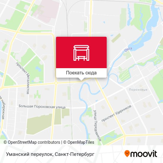Карта Уманский переулок