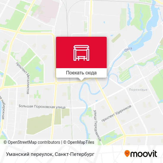 Карта Уманский переулок