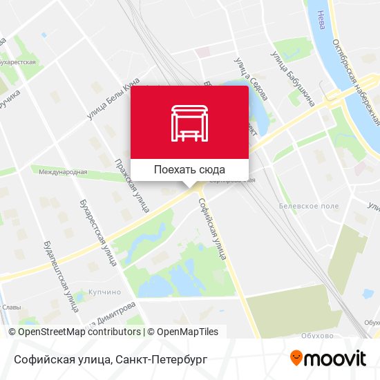 Карта Софийская улица