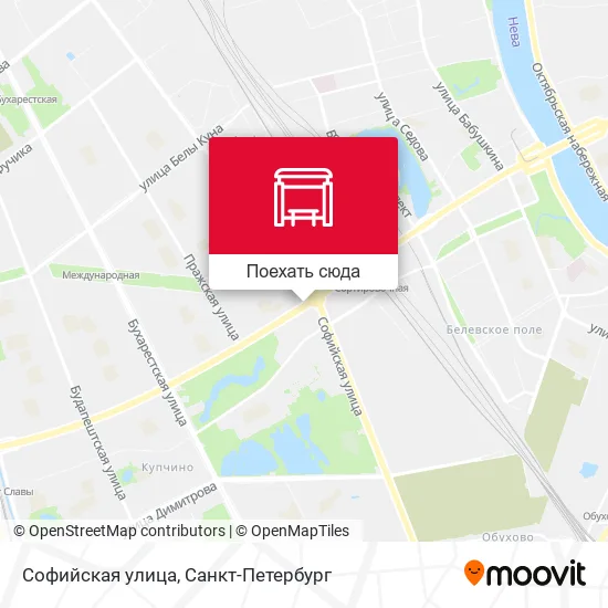 Карта Софийская улица