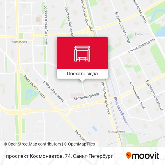 Карта проспект Космонавтов, 74