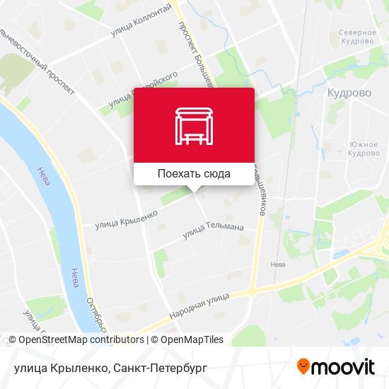 Карта улица Крыленко