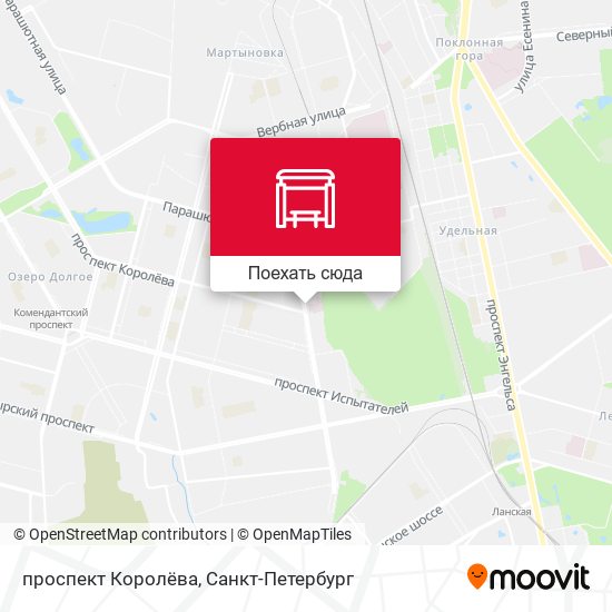 Карта проспект Королёва