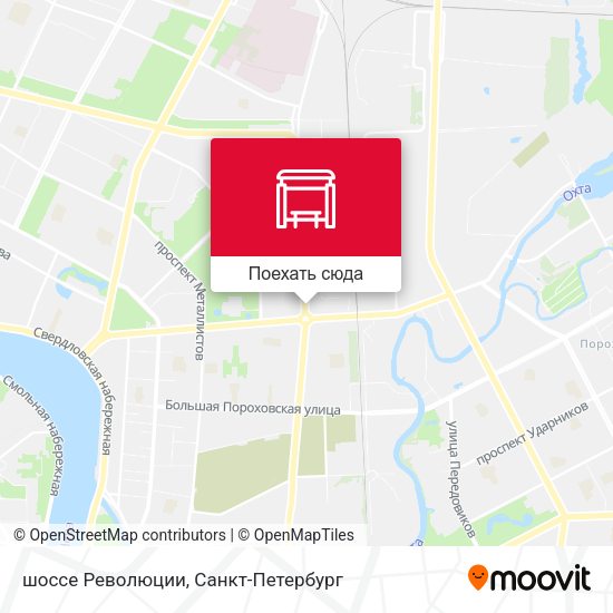 Карта шоссе Революции