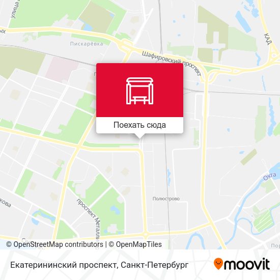 Карта Екатерининский проспект