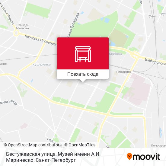 Карта Бестужевская улица, Музей имени А.И. Маринеско