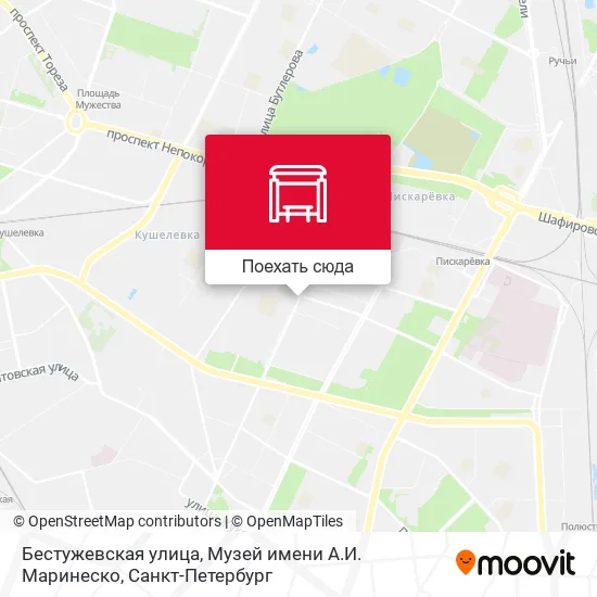 Карта Бестужевская улица, Музей имени А.И. Маринеско