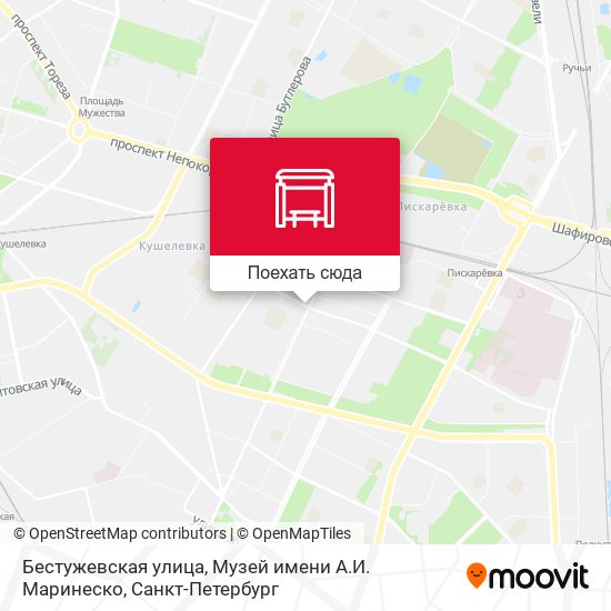 Карта Бестужевская улица, Музей имени А.И. Маринеско