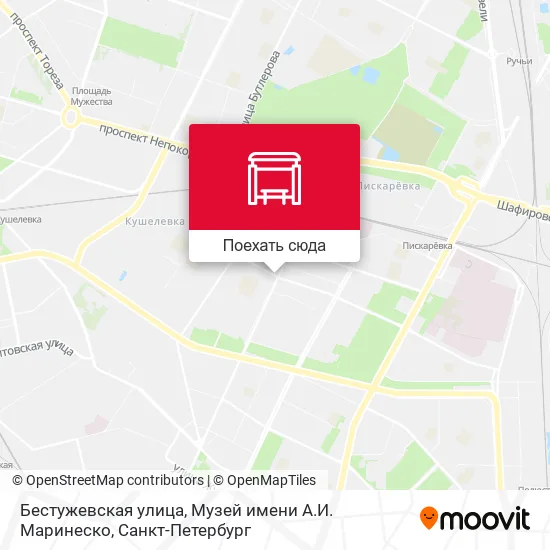 Карта Бестужевская улица, Музей имени А.И. Маринеско