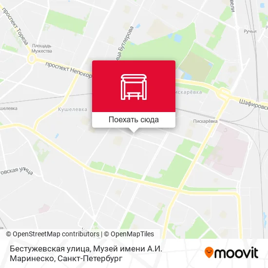 Карта Бестужевская улица, Музей имени А.И. Маринеско