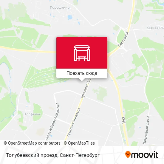 Карта Толубеевский проезд