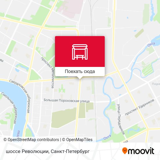 Карта шоссе Революции