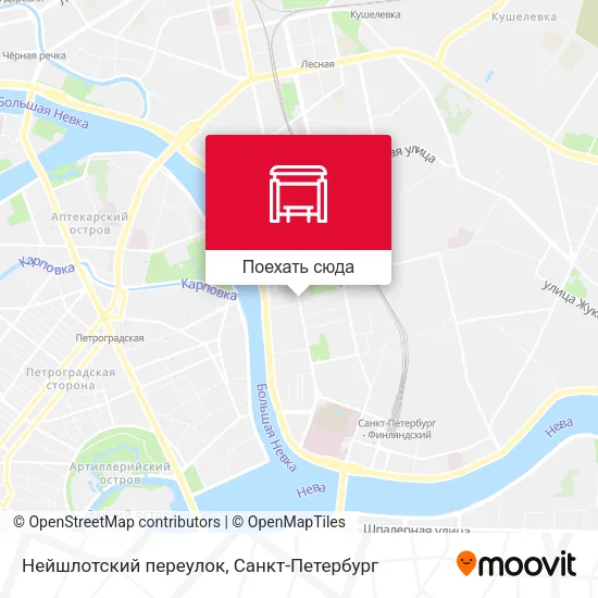 Карта Нейшлотский переулок