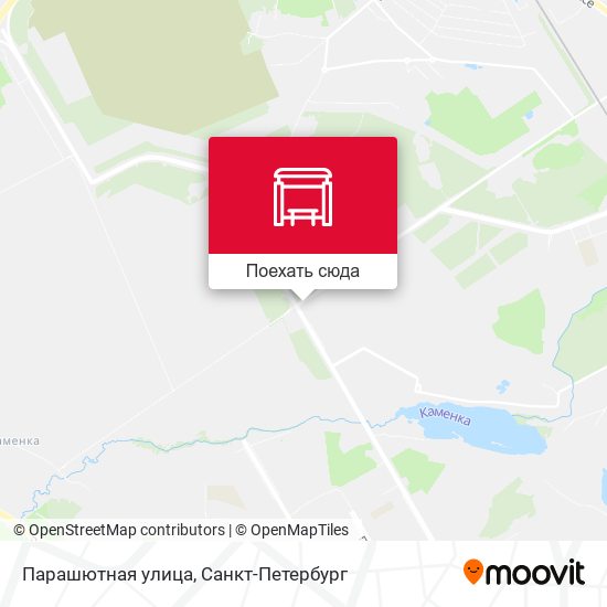 Карта Парашютная улица