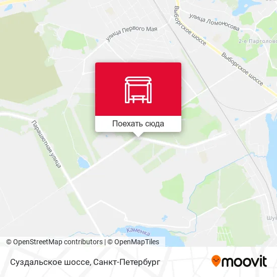 Карта Суздальское шоссе