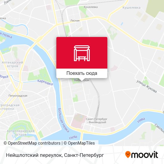 Карта Нейшлотский переулок